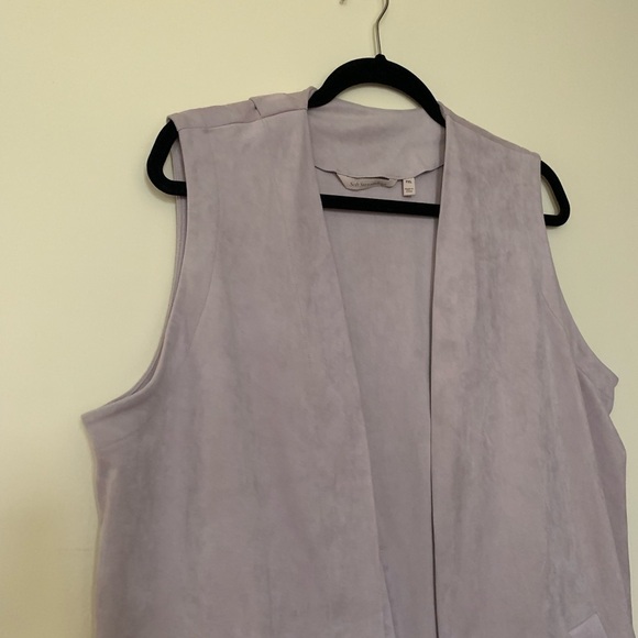 Soft Surroundings Faux Suede Vest XLP - Picture 3 of 6